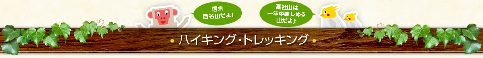 大自然の中でのびのびとした一日を過ごす